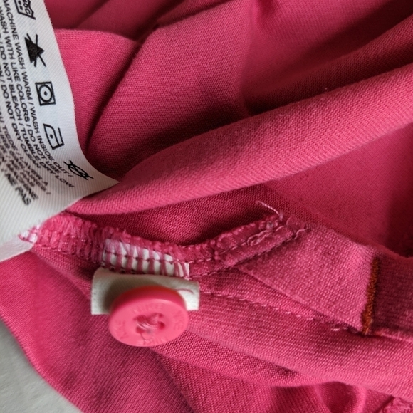 NIKE GOLF PINK DRI-FIT POLO SHORT SLEEVES COLLAR T-SHIRT SIZE LARGE - Picture 16 of 17